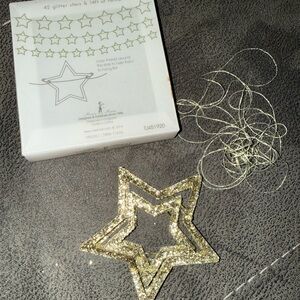 Meri Meri Gold Glitter Star Garland